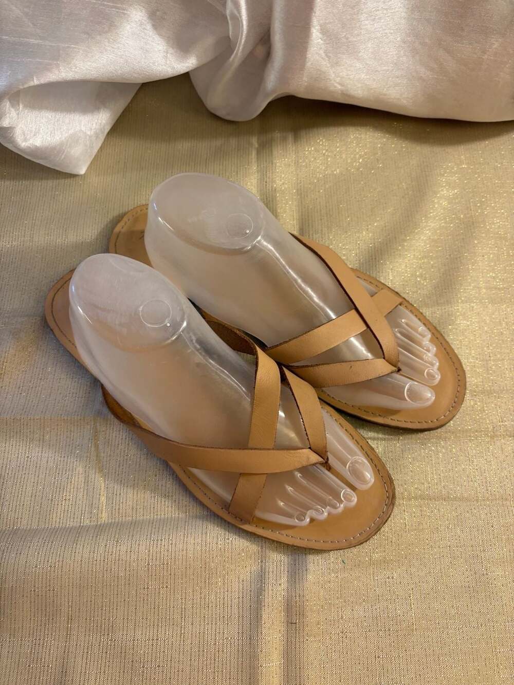 Madewell The Boardwalk Thong Sandal Size 11 Tan